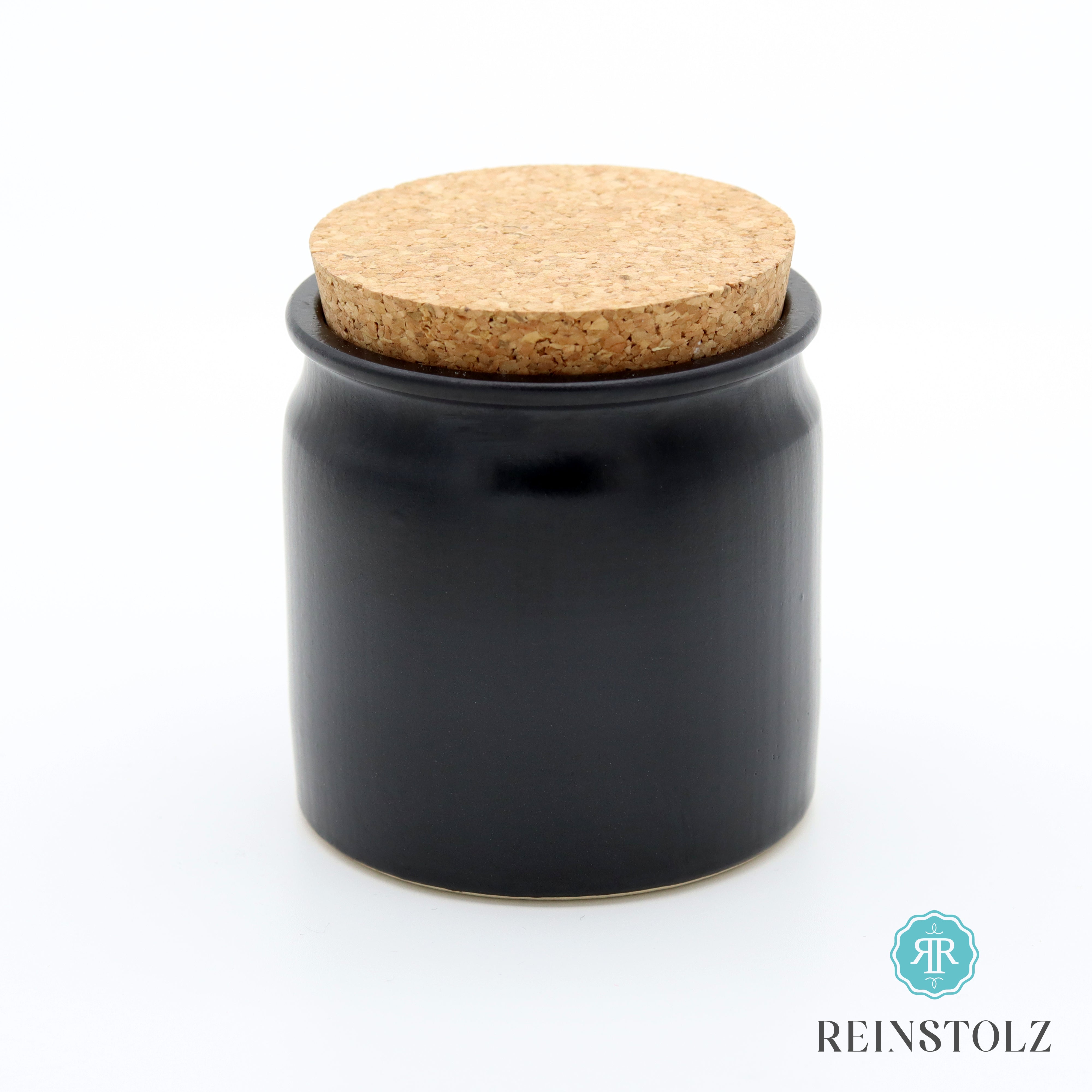 Keramikdose mit Korken | Reinstolz Naturkosmetik